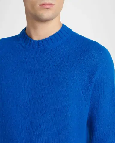 Tom Ford Men's Brushed Cashmere Raglan Crewneck Sweater | Thumbnail 5 Tom Ford Men's Brushed Cashmere Raglan Crewneck Sweater | Thumbnail 5