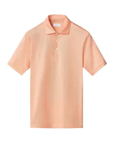 Eton Men's Filo di Scozia Jacquard Cotton Polo Shirt | Thumbnail 1 Eton Men's Filo di Scozia Jacquard Cotton Polo Shirt | Thumbnail 1