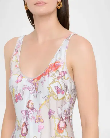 L'AGENCE Akiya Satin Tank Dress | Thumbnail 5 L'AGENCE Akiya Satin Tank Dress | Thumbnail 5