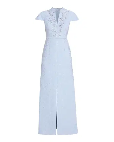 SACHIN BABI Charlotte Beaded Metallic Jacquard Gown | Thumbnail 1 SACHIN BABI Charlotte Beaded Metallic Jacquard Gown | Thumbnail 1
