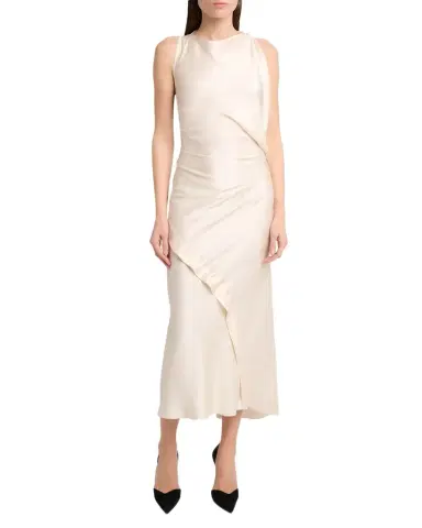 Victoria Beckham Sleeveless Draped Dress | Thumbnail 1 Victoria Beckham Sleeveless Draped Dress | Thumbnail 1