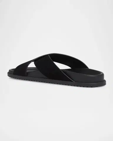 Dolce & Gabbana Men's Suede Criss-Cross Sandals | Thumbnail 3 Dolce & Gabbana Men's Suede Criss-Cross Sandals | Thumbnail 3