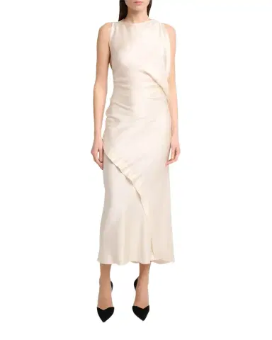 Victoria Beckham Sleeveless Draped Dress | Thumbnail 1 Victoria Beckham Sleeveless Draped Dress | Thumbnail 1
