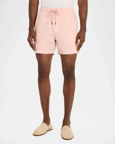 Onia Men's Air Linen Pull-On Shorts | Thumbnail 4 Onia Men's Air Linen Pull-On Shorts | Thumbnail 4