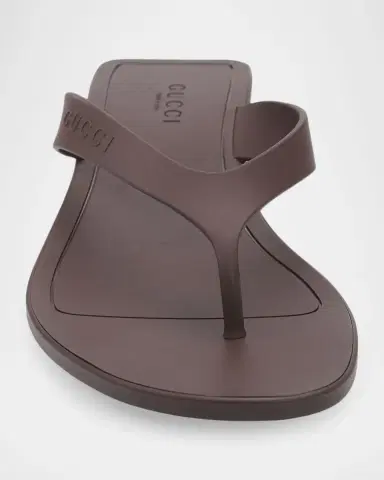 Gucci 35mm Vittoria Rubber Thong Sandals | Thumbnail 2 Gucci 35mm Vittoria Rubber Thong Sandals | Thumbnail 2