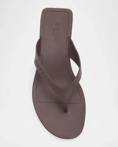 Gucci 35mm Vittoria Rubber Thong Sandals | Thumbnail 3 Gucci 35mm Vittoria Rubber Thong Sandals | Thumbnail 3