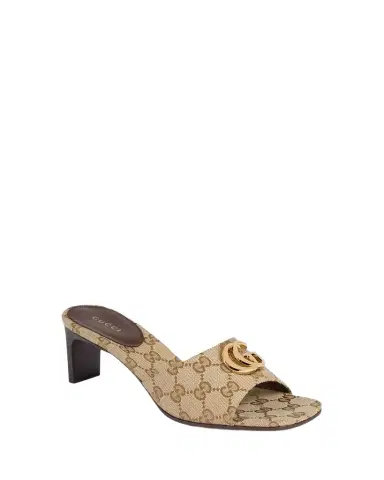 Gucci 55mm Marmont GG Canvas Sandals | Thumbnail 1 Gucci 55mm Marmont GG Canvas Sandals | Thumbnail 1