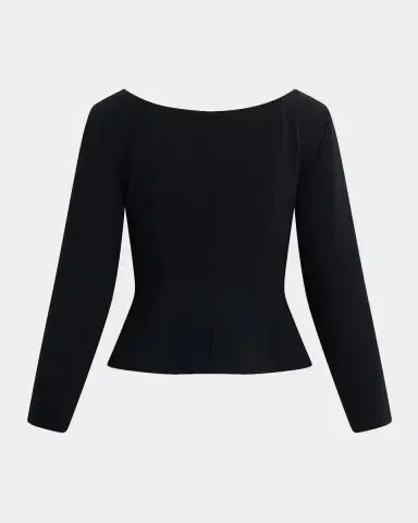 Favorite Daughter The Reveal Cropped Peplum Blazer | Thumbnail 5 Favorite Daughter The Reveal Cropped Peplum Blazer | Thumbnail 5