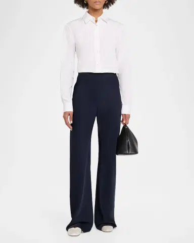 Veronica Beard Braddock Satin Pants | Thumbnail 2 Veronica Beard Braddock Satin Pants | Thumbnail 2