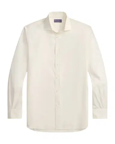 Ralph Lauren Purple Label Men's Silk and Linen Sport Shirt | Thumbnail 1 Ralph Lauren Purple Label Men's Silk and Linen Sport Shirt | Thumbnail 1
