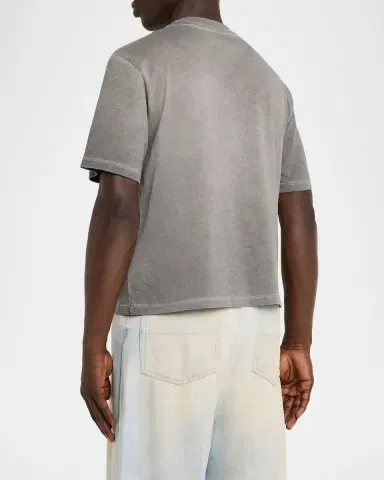 Amiri Faded Pocket Crop T-Shirt | Thumbnail 2 Amiri Faded Pocket Crop T-Shirt | Thumbnail 2