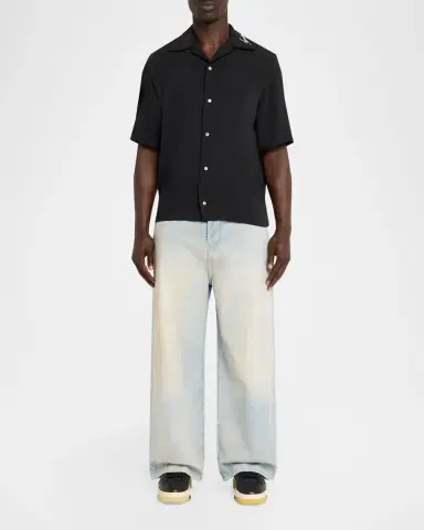Amiri Men's High-Waisted Baggy Fit Jeans | Thumbnail 2 Amiri Men's High-Waisted Baggy Fit Jeans | Thumbnail 2