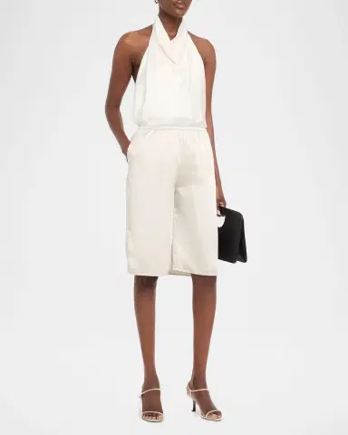 SEROYA Brice Satin Shorts | Thumbnail 2 SEROYA Brice Satin Shorts | Thumbnail 2