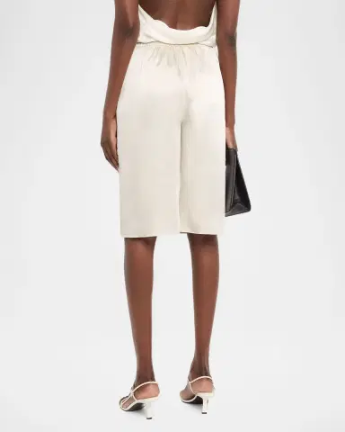 SEROYA Brice Satin Shorts | Thumbnail 3 SEROYA Brice Satin Shorts | Thumbnail 3