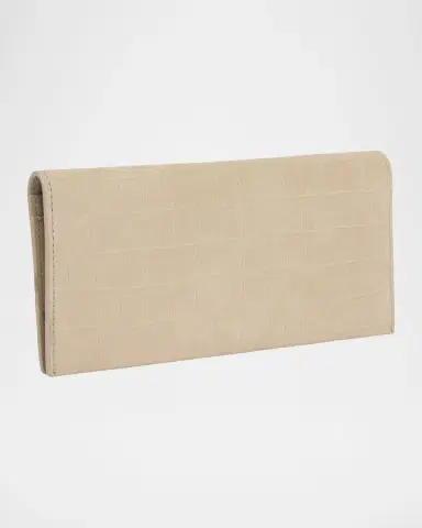 Vince Croc-Embossed Leather Continental Wallet | Thumbnail 4 Vince Croc-Embossed Leather Continental Wallet | Thumbnail 4