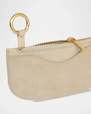 Vince Demma Croc-Embossed Leather Card Case | Thumbnail 4 Vince Demma Croc-Embossed Leather Card Case | Thumbnail 4