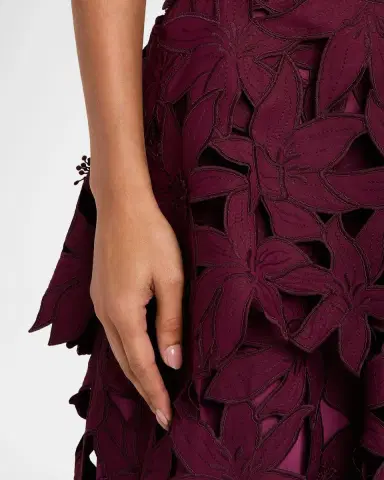 Simkhai Neve Layered Floral Cutwork Lace Midi Dress | Thumbnail 5 Simkhai Neve Layered Floral Cutwork Lace Midi Dress | Thumbnail 5