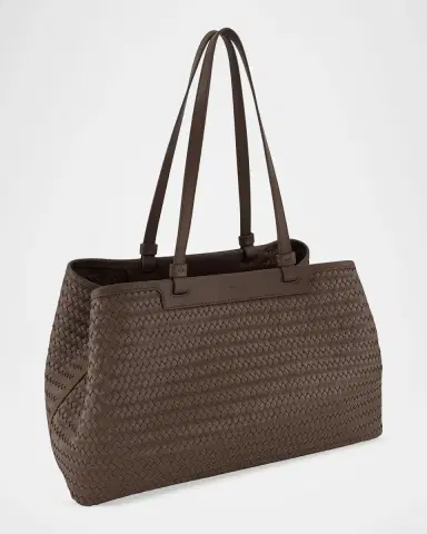 Vince Marin Woven Leather Tote Bag | Thumbnail 2 Vince Marin Woven Leather Tote Bag | Thumbnail 2