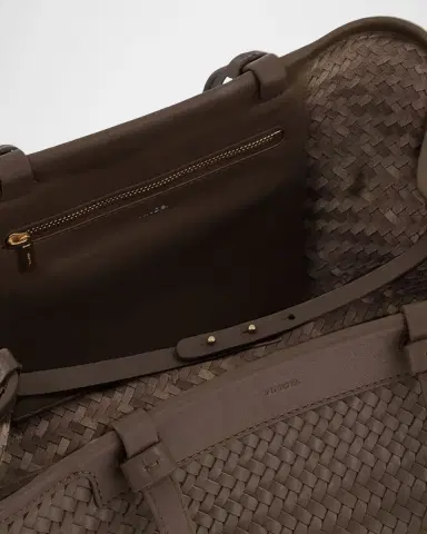 Vince Marin Woven Leather Tote Bag | Thumbnail 3 Vince Marin Woven Leather Tote Bag | Thumbnail 3