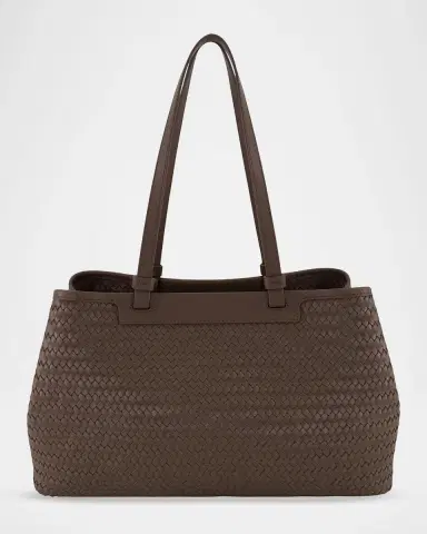 Vince Marin Woven Leather Tote Bag | Thumbnail 5 Vince Marin Woven Leather Tote Bag | Thumbnail 5