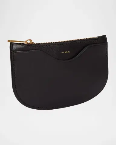 Vince Demma Half Moon Leather Card Case | Thumbnail 3 Vince Demma Half Moon Leather Card Case | Thumbnail 3