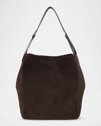 Vince Josie Large Suede Tote Bag | Thumbnail 4 Vince Josie Large Suede Tote Bag | Thumbnail 4
