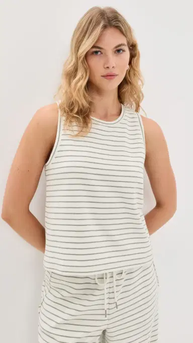 Splendid Kennedy Stripe Tank P Oak/Eucalyptus | Thumbnail 2 Splendid Kennedy Stripe Tank P Oak/Eucalyptus | Thumbnail 2
