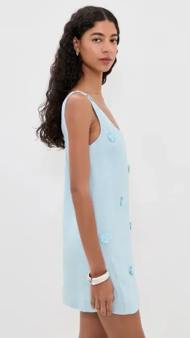 MAUDE CLUB Crosby Dress Ice Blue | Thumbnail 4 MAUDE CLUB Crosby Dress Ice Blue | Thumbnail 4