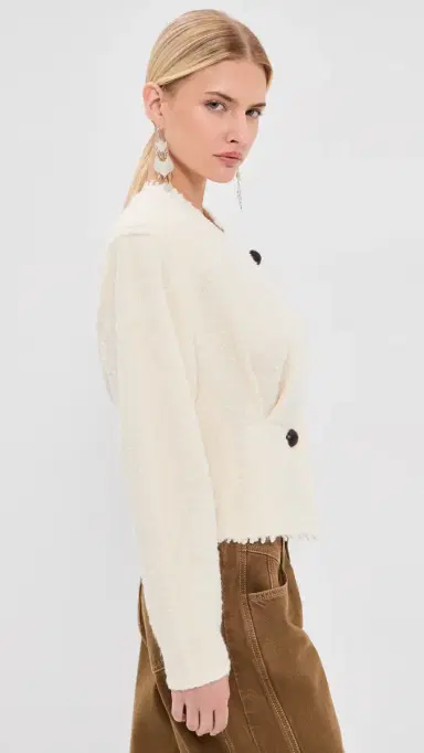Isabel Marant Suna Jacket Ecru | Thumbnail 4 Isabel Marant Suna Jacket Ecru | Thumbnail 4