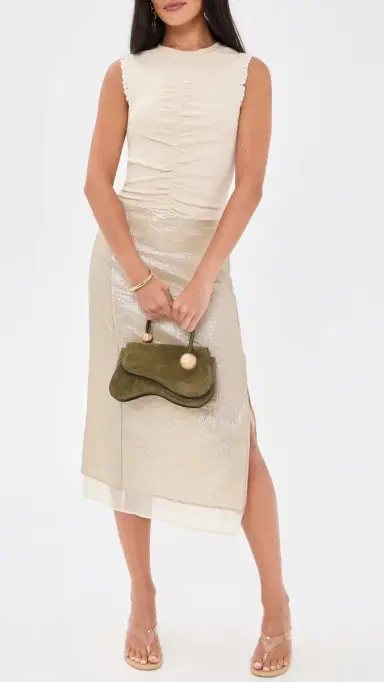 Cult Gaia Kazia Crossbody Bag Rosemary One Size | Thumbnail 3 Cult Gaia Kazia Crossbody Bag Rosemary One Size | Thumbnail 3