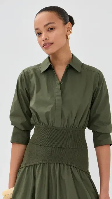 SIMKHAI tiles Shirt Fern | Thumbnail 2 SIMKHAI tiles Shirt Fern | Thumbnail 2