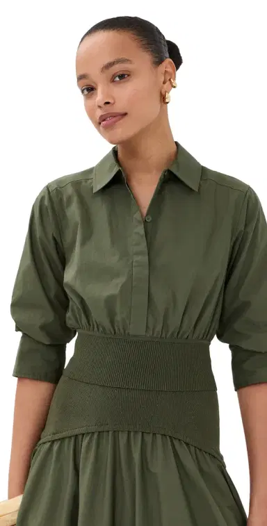 SIMKHAI tiles Shirt Fern | Thumbnail 1 SIMKHAI tiles Shirt Fern | Thumbnail 1