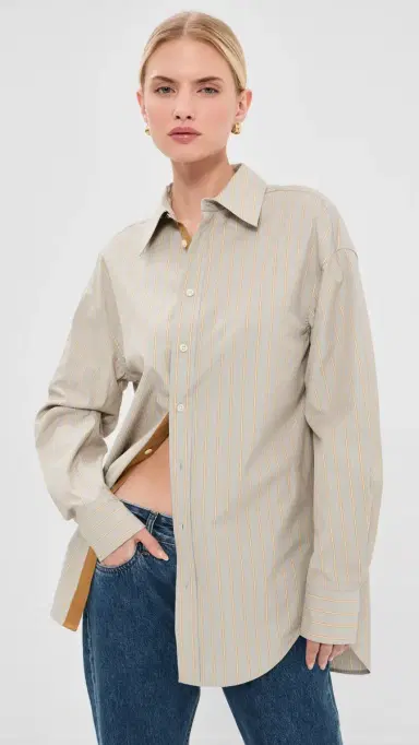 Kallmeyer Dani Button Down Shirt Mist M | Thumbnail 2 Kallmeyer Dani Button Down Shirt Mist M | Thumbnail 2
