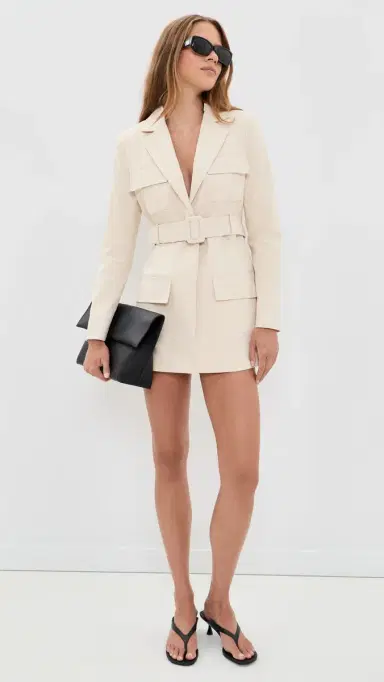 Lioness Steinway Mini Dress Beige | Thumbnail 2 Lioness Steinway Mini Dress Beige | Thumbnail 2