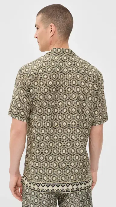 Orlebar Brown Maitan Passetto Shirt Bayleaf Green | Thumbnail 3 Orlebar Brown Maitan Passetto Shirt Bayleaf Green | Thumbnail 3