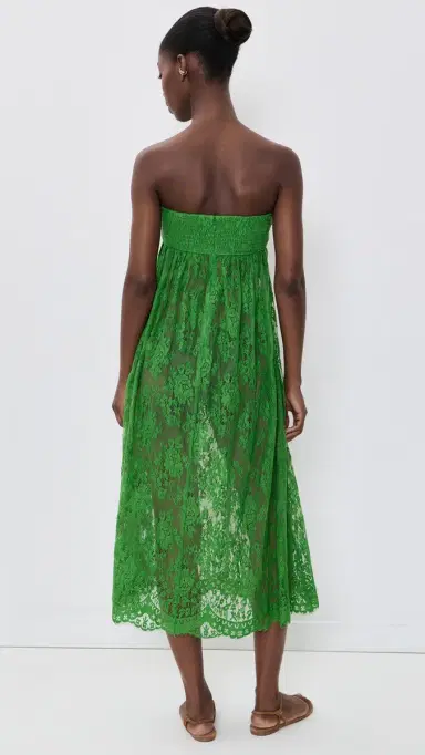 Sea Carmella Lace Strapless Dress Green | Thumbnail 3 Sea Carmella Lace Strapless Dress Green | Thumbnail 3