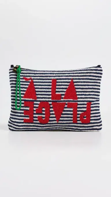 Clare V. Clare V. Terry Cloth Flat Clutch | Thumbnail 2 Clare V. Clare V. Terry Cloth Flat Clutch | Thumbnail 2