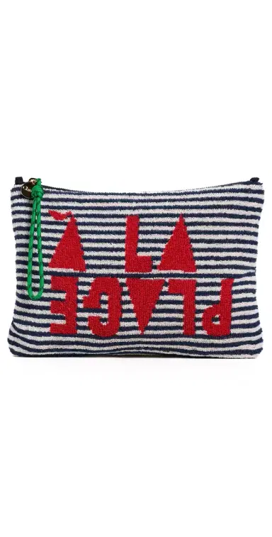 Clare V. Clare V. Terry Cloth Flat Clutch | Thumbnail 1 Clare V. Clare V. Terry Cloth Flat Clutch | Thumbnail 1