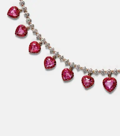 Kamyen 18kt rose gold choker with rubies and diamonds | Thumbnail 3 Kamyen 18kt rose gold choker with rubies and diamonds | Thumbnail 3