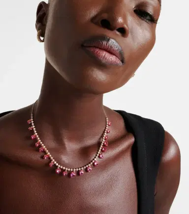 Kamyen 18kt rose gold choker with rubies and diamonds | Thumbnail 5 Kamyen 18kt rose gold choker with rubies and diamonds | Thumbnail 5