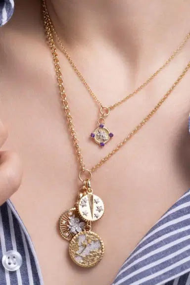 Foundrae Resilience - Amethyst Blossoms Belcher Necklace | Thumbnail 3 Foundrae Resilience - Amethyst Blossoms Belcher Necklace | Thumbnail 3