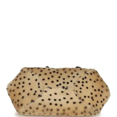 Chanel Chanel Cheetah Print Clutch with Leather Straps Light Beige Calf Hair, Black Leather Gold Hardware | Thumbnail 6 Chanel Chanel Cheetah Print Clutch with Leather Straps Light Beige Calf Hair, Black Leather Gold Hardware | Thumbnail 6