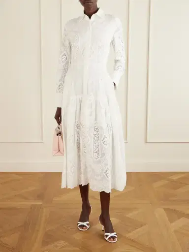 Erdem Embroidered Cotton-voile Midi Dress | Thumbnail 2 Erdem Embroidered Cotton-voile Midi Dress | Thumbnail 2