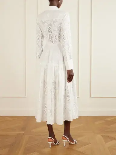 Erdem Embroidered Cotton-voile Midi Dress | Thumbnail 3 Erdem Embroidered Cotton-voile Midi Dress | Thumbnail 3