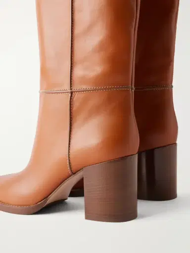 Gianvito Rossi 70 Leather Knee Boots | Thumbnail 5 Gianvito Rossi 70 Leather Knee Boots | Thumbnail 5
