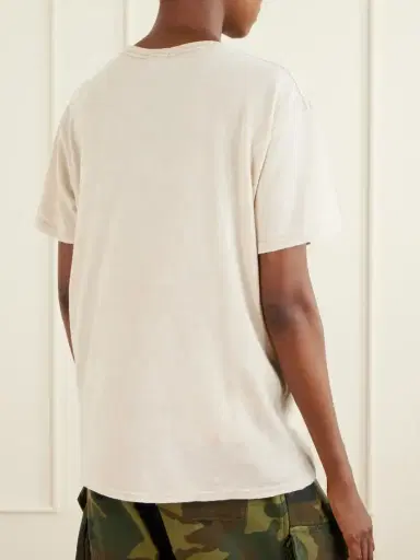 R13 Printed Cotton And Cashmere-blend T-shirt | Thumbnail 4 R13 Printed Cotton And Cashmere-blend T-shirt | Thumbnail 4