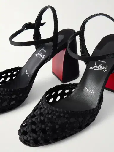 Christian Louboutin Jane Pump Nandina 85 Satin-crepe Pumps | Thumbnail 5 Christian Louboutin Jane Pump Nandina 85 Satin-crepe Pumps | Thumbnail 5