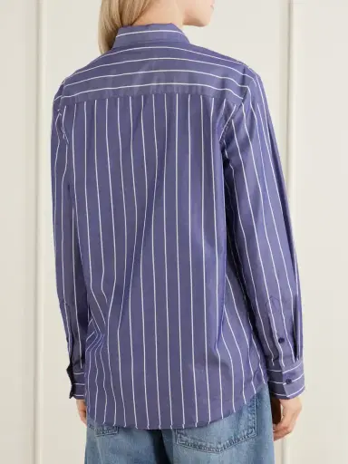 Nili Lotan Raphael Striped Cotton Shirt | Thumbnail 4 Nili Lotan Raphael Striped Cotton Shirt | Thumbnail 4