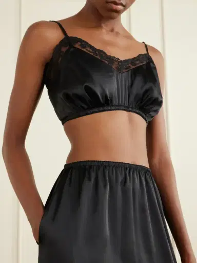 Simone Rocha Ruffled Satin Midi Skirt | Thumbnail 4 Simone Rocha Ruffled Satin Midi Skirt | Thumbnail 4