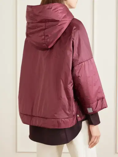 Max Mara Padded Hooded Shell Jacket | Thumbnail 4 Max Mara Padded Hooded Shell Jacket | Thumbnail 4